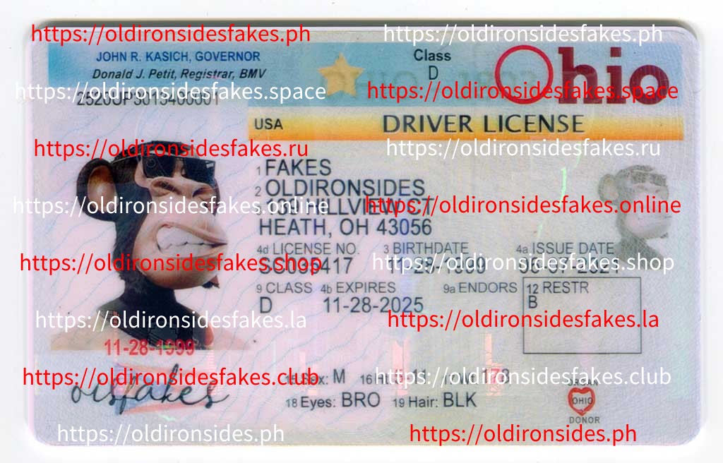 Ohio Driver License(Old OH)